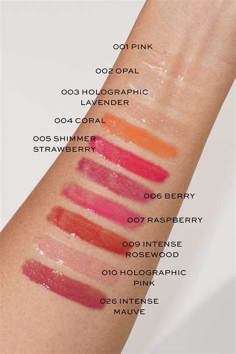 best shade of dior lip oil|dior lip gloss color chart.